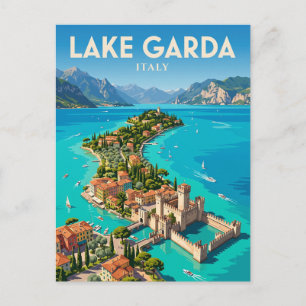 Postal Lago de Garda Italia