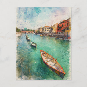 Postal Lago de Garda (Lago di Garda) - Salpicadura de Acu