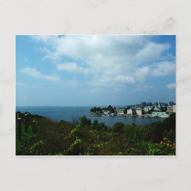 Postal Lago de Kingston, Ontario, Canadá (Anverso)