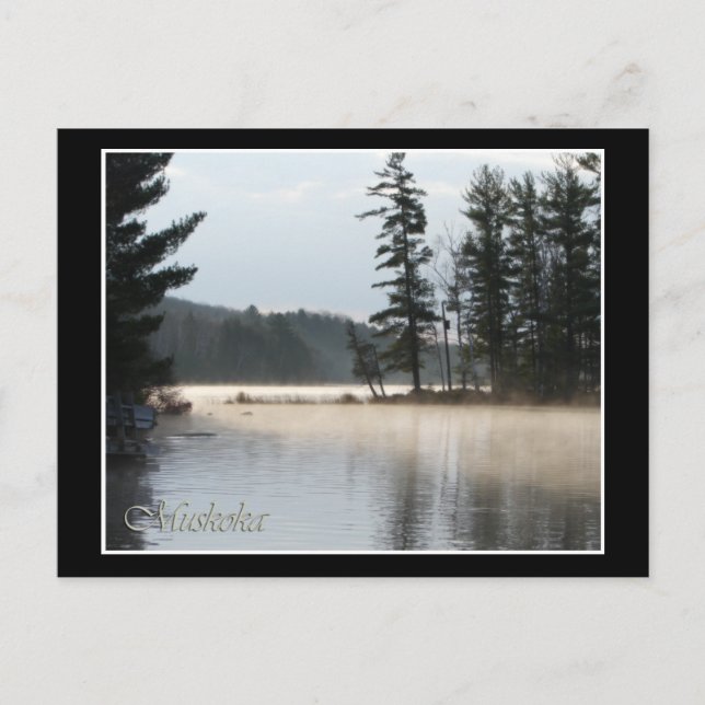 Postal Lago de la niebla (Anverso)