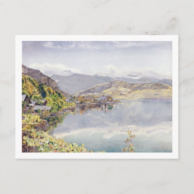 Postal Lago de Lucerna, Monte Pilatus a lo lejos (Anverso)