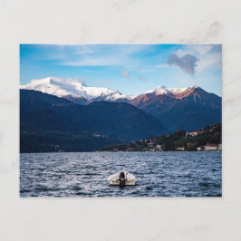 Postal Lago de orta en el norte de italia