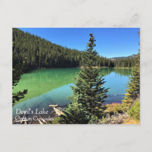 Postal Lago del diablo, Oregón