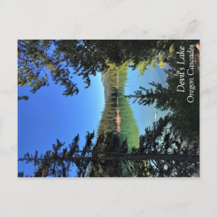 Postal Lago del diablo, Oregón