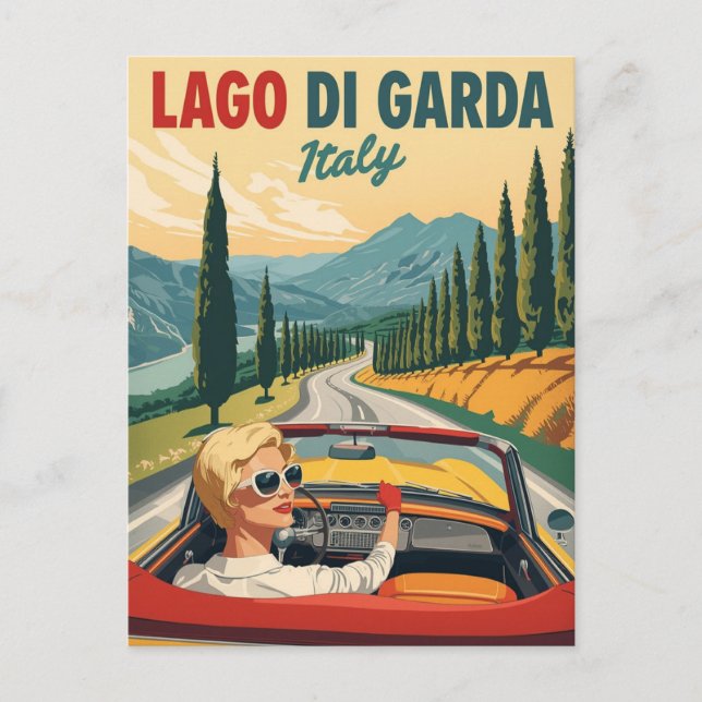 Postal Lago di Garda - Viajes a Italia (Anverso)