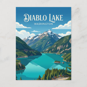 Postal Lago Diablo EE. UU.