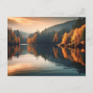 Postal Lago en otoño