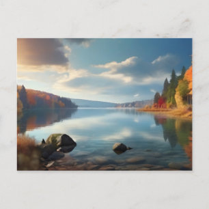 Postal Lago en otoño