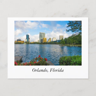 Postal Lago Eola en Orlando Florida