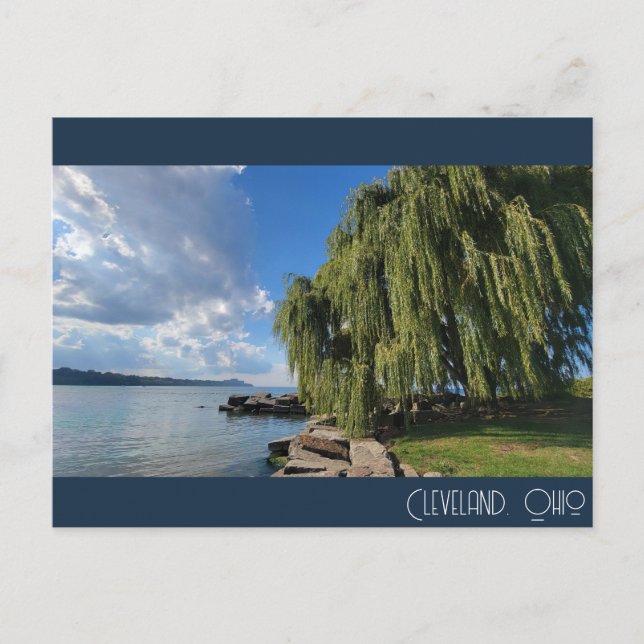 Postal Lago Erie, Cleveland (Anverso)