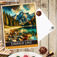 Lago Esmeralda, Colorado | Pintura de época