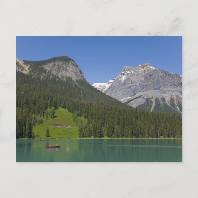 Postal Lago Esmeralda, Rocosas Canadienses, Británico (Anverso)