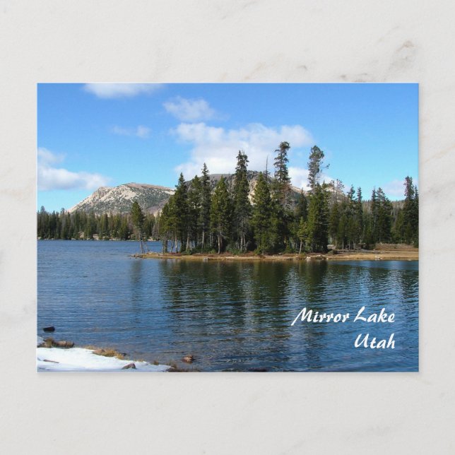 Postal Lago Espejo (Anverso)