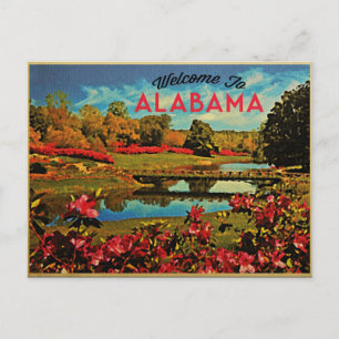 Postal Lago Espejo de Alabama