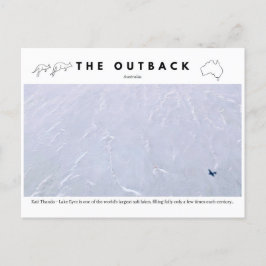 Postal Lago Eyre - Lago Salado Kati Thanda