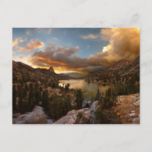 Postal Lago Fin Dome Media Rae Sunset - Sendero John Muir