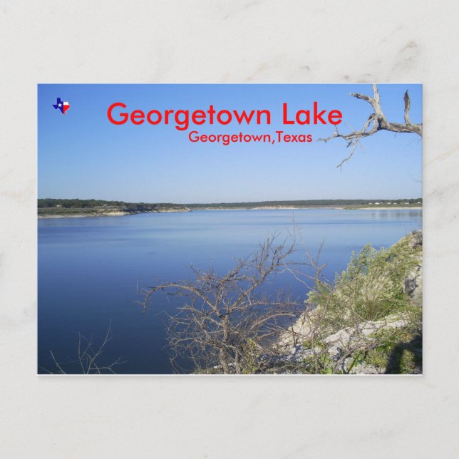 Postal Lago Georgetown. Georgetown Texas (Anverso)