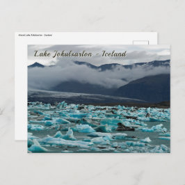 Postal Lago glacial Jokulsarlon - Islandia