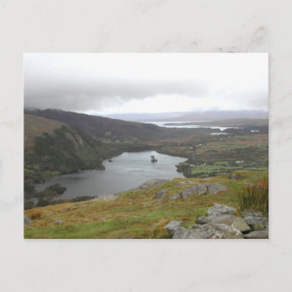Postal Lago Glanmore de Healy Pass Ireland.