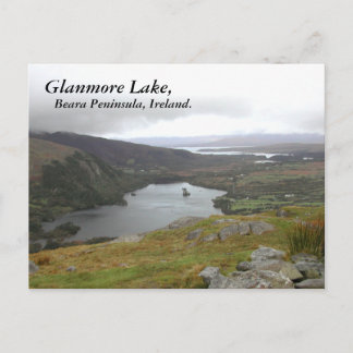 Postal Lago Glanmore de Healy Pass Ireland.