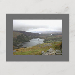 Postal Lago Glanmore de Healy Pass Ireland.