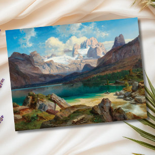 Postal Lago Gosau Con Vistas Al Macizo De Dachstein
