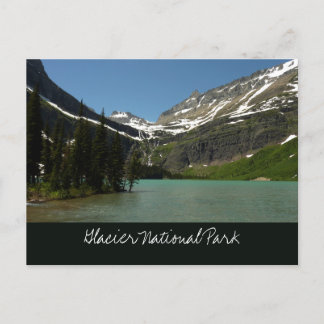 Postal Lago Grinnell en el Parque Nacional Glaciar