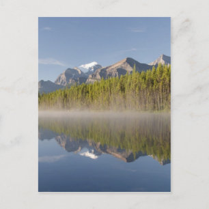 Postal Lago Herbert en Icefields Parkway Alberta Canada
