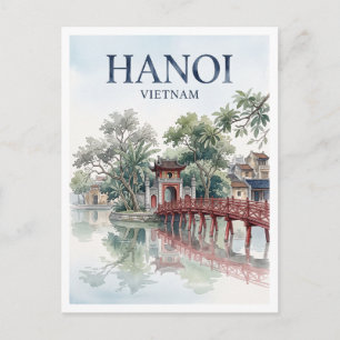 Postal Lago Hoan Kiem Hanoi Vietnam