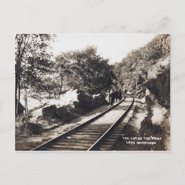 Postal Lago Hopatcong NJ, Nolan's Point, 1910 (Anverso)
