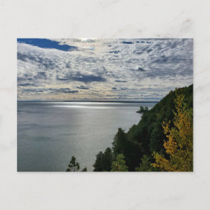 Postal Lago Huron, Vista de la Isla Mackinac