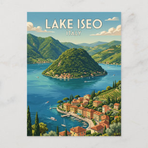 Postal Lago Iseo Italia