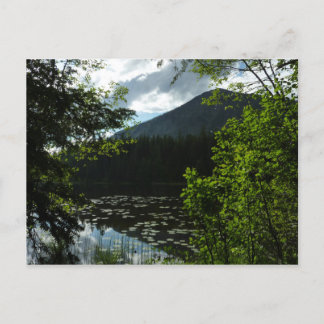 Postal Lago Johns I en el Parque Nacional Glacier