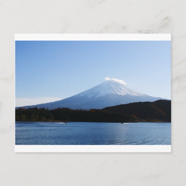 Postal Lago Kawaguchi del Mt Fuji (Anverso)
