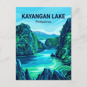 Postal Lago Kayangan Filipinas