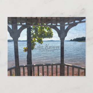 Postal Lago Keowee Carolina del Sur Hermoso Lago