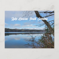 Lago Keowee Reflejo de Montaña en Carolina del Sur