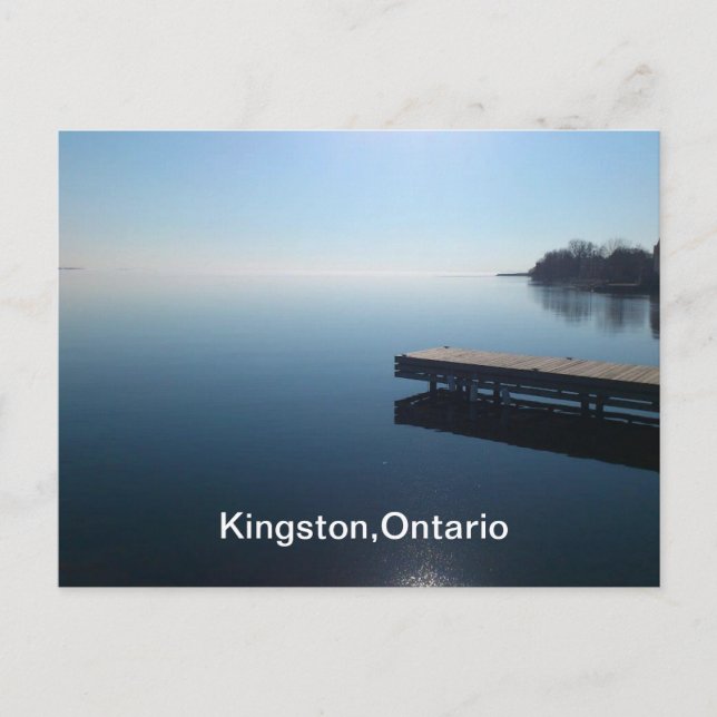 Postal Lago Kingston, Ontario (Anverso)