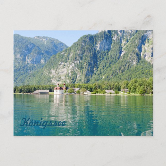 Postal Lago Königssee (Anverso)