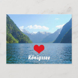 Postal Lago Königssee en Baviera, Alemania