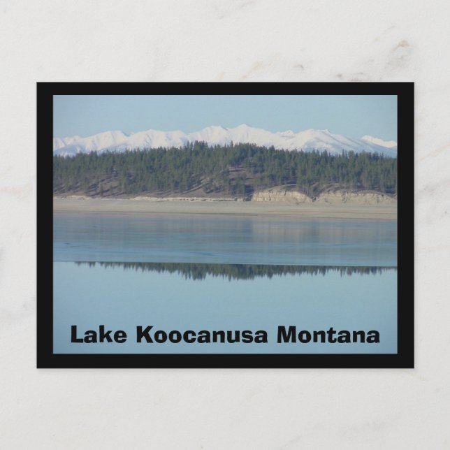 Postal Lago Koocanusa (Anverso)