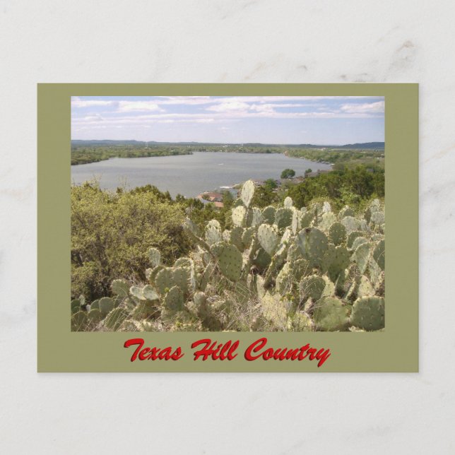 Postal Lago LBJ (Anverso)