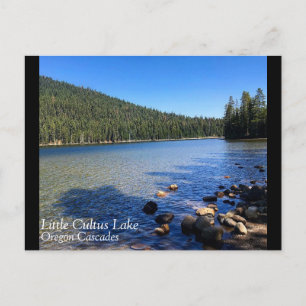 Postal Lago Little Cultus, Oregón