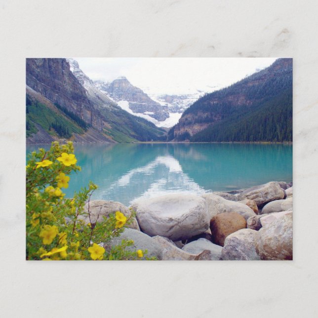 Postal Lago Loiuse (Anverso)