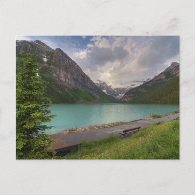 Postal Lago Louise (Anverso)