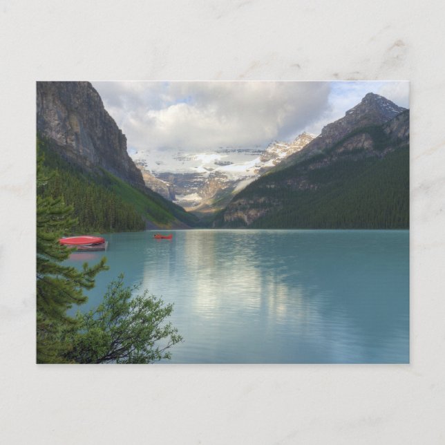 Postal Lago Louise (Anverso)