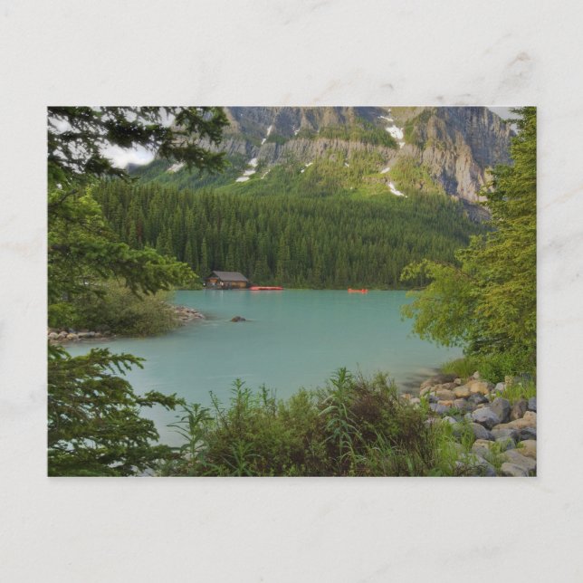 Postal Lago Louise (Anverso)