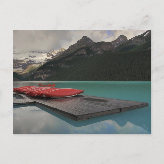 Postal Lago Louise (Anverso)