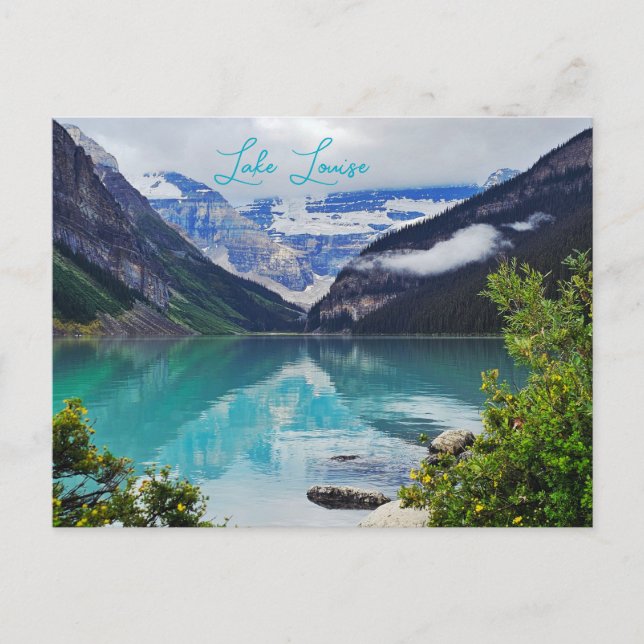 Postal Lago Louise Alberta Rockies Canadienses (Anverso)
