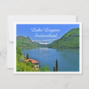 POSTAL LAGO LUGANO, SUIZA